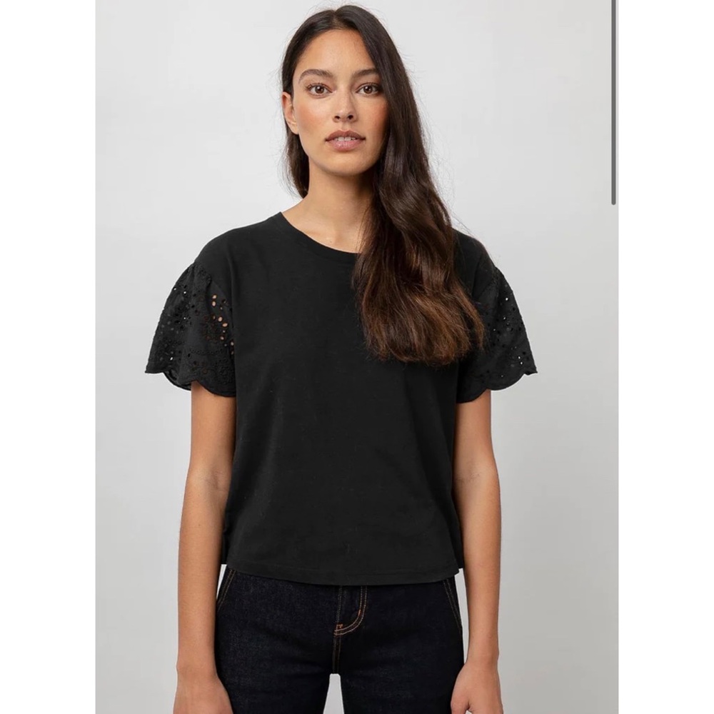 NWT Rails Georgia T-Shirt in Black. Size XS